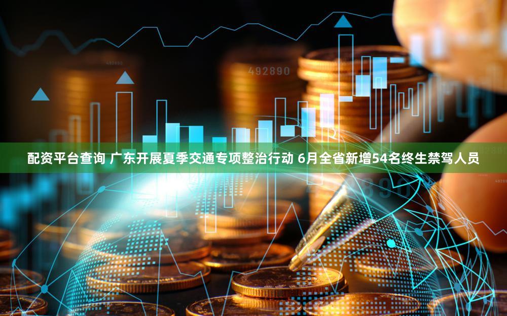 配资平台查询 广东开展夏季交通专项整治行动 6月全省新增54名终生禁驾人员