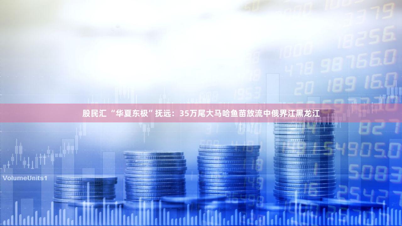 股民汇 “华夏东极”抚远：35万尾大马哈鱼苗放流中俄界江黑龙江