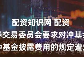 配资知识网 配资 美国证券交易委员会要求对冲基金披露费用的规定遭法院驳回